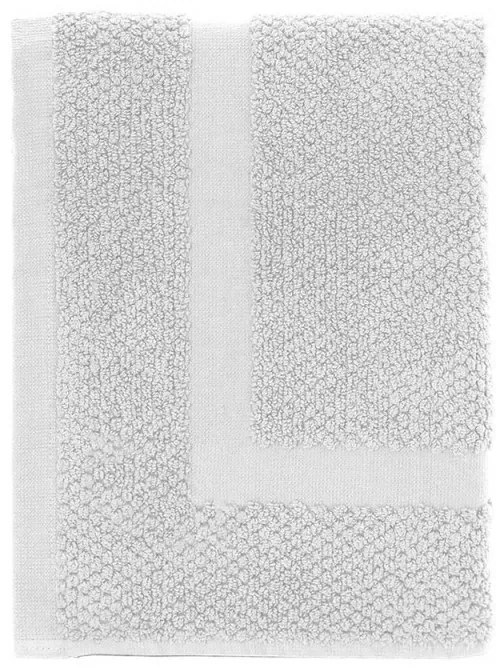 Tappeto scendi doccia 100% cotone in colore bianco 45x65 cm