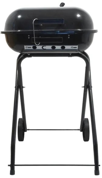 Griglia a carbone portatile nera