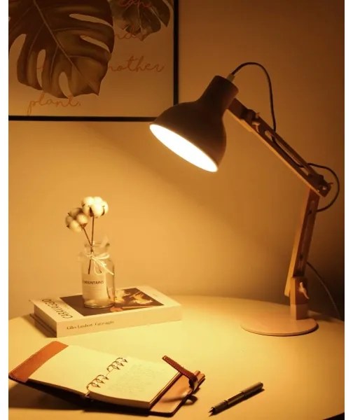 Lampada da tavolo 1xE27/40W/230V rosa