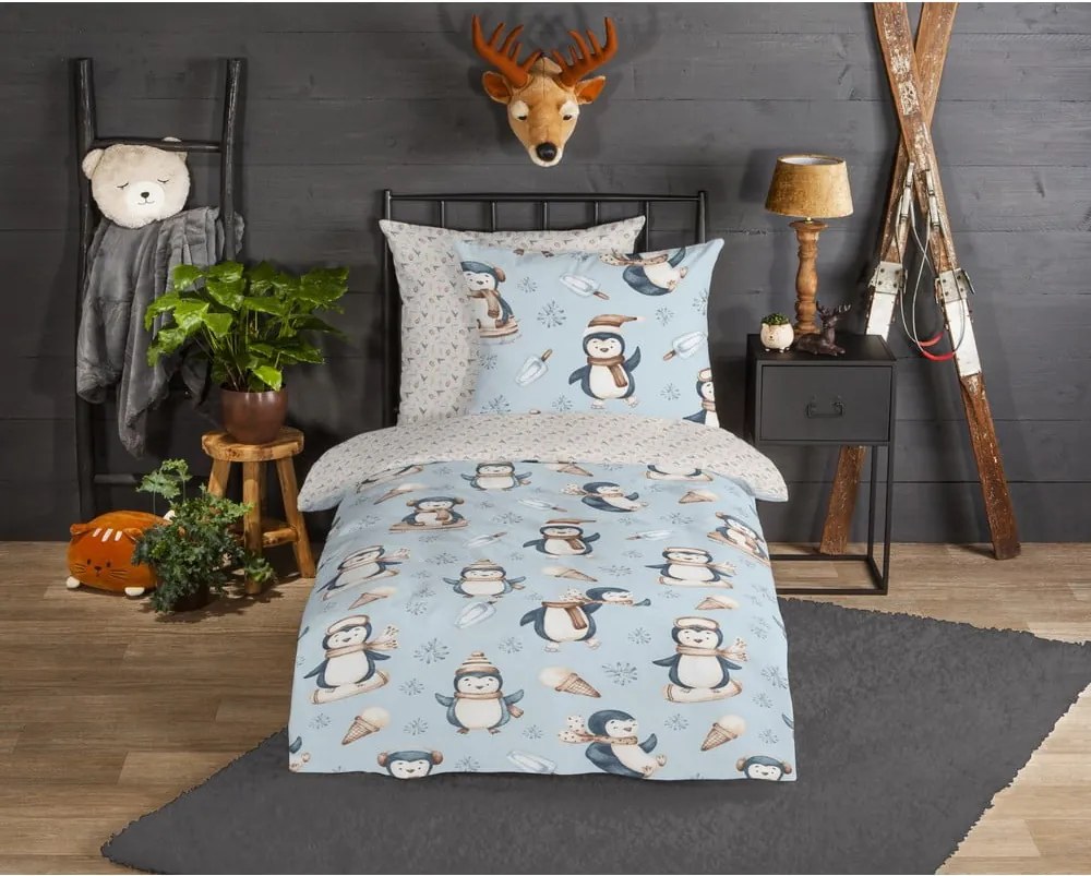 Biancheria da letto per bambini in flanella per letto singolo 140x200 cm Jani - Good Morning