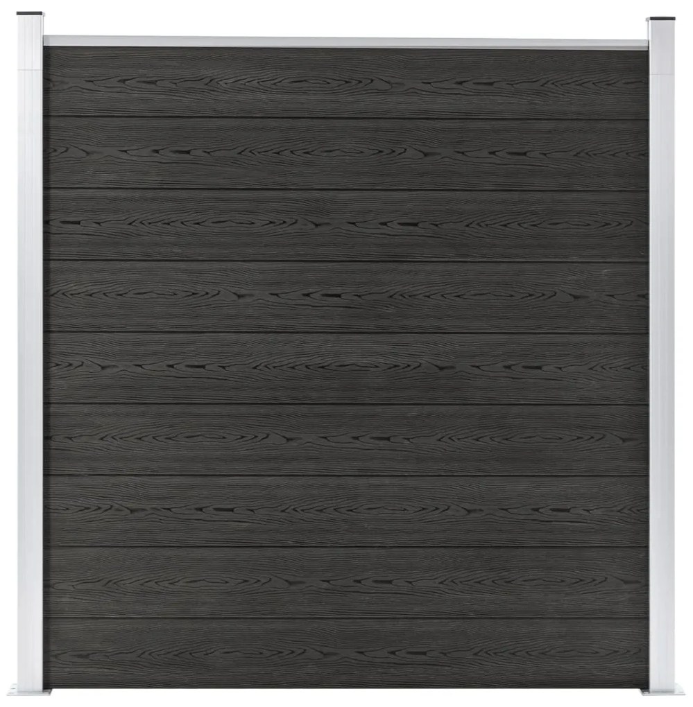 Pannello Di Recinzione İn Wpc 180x186 Cm Grigio /