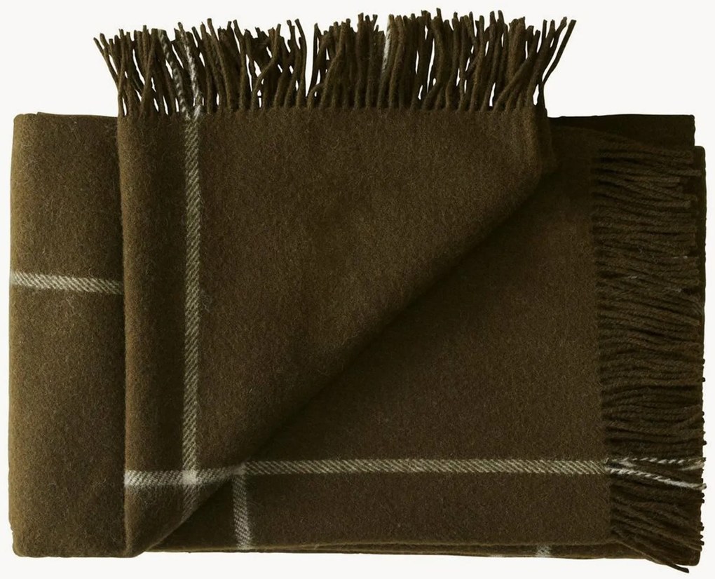 Coperta in lana con frange Mandø