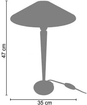 Tosel  Lampade d’ufficio lampada da comodino tondo metallo arancia  Tosel