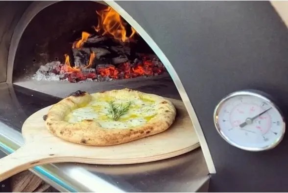 Forno A Legna Per Pizze In Acciaio 80x60 Cm Pulcinella Clementi Da Esterno