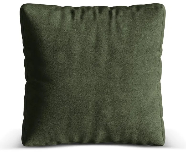Cuscino per divano componibile verde con rivestimento in velluto Martina – Micadoni