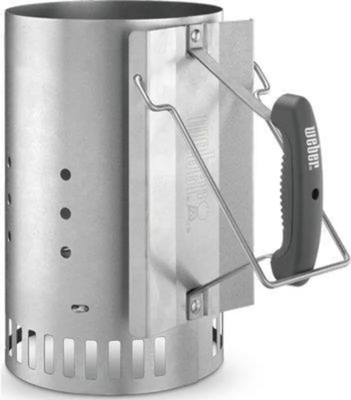 Caminetto ad accensione Rapidfire CIMINIERA ACCENDI CARBONELLA WEBER ACCIAIO CM 20,6 H.CM 31,8