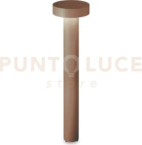 Tesla paletto ip44 4 luci attacco g9 80cm luce verso il basso coffee