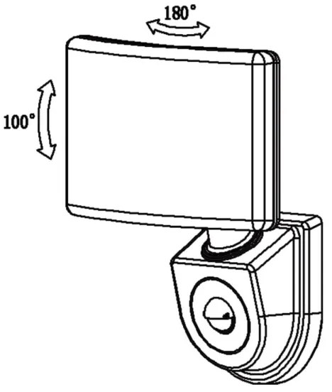 Top Light Marbella C PIR - Riflettore LED con sensore MARBELLA LED/15W/230V IP65