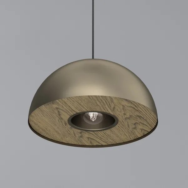 Lampadario a sospensione con filo ELGUND 1xE27/15W/230V ottone