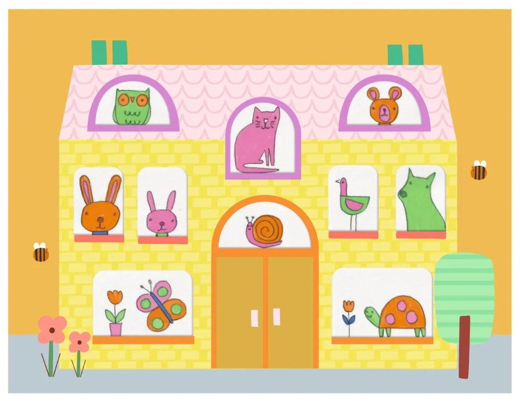 Libretto da colorare con animali - Scrivere una storia