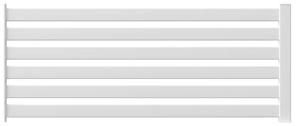 Pannello in alluminio GARDENGATE Antas bianco 200 x 100 cm