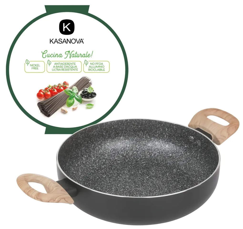 Tegame 24 cm Black Stone