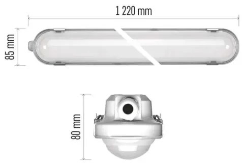 Lampada tecnica LED con modulo di emergenza LED/32/40/48/54W/230V 4000/6500K IP66