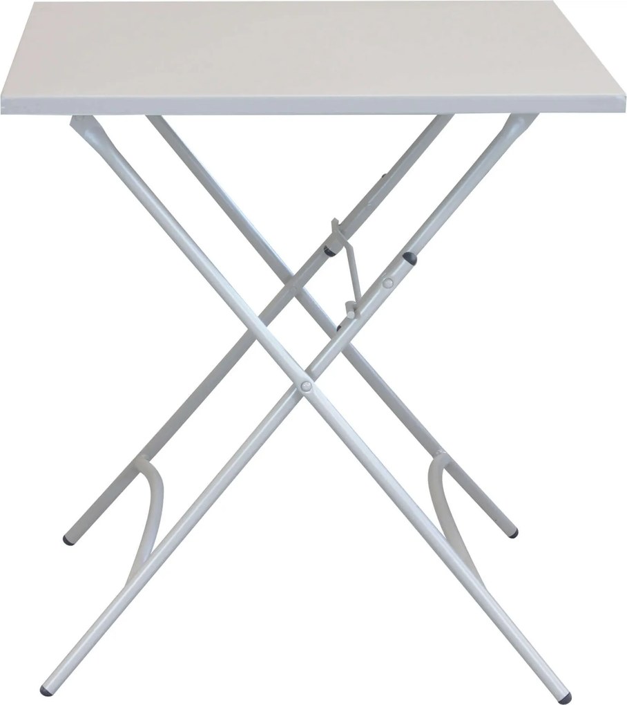 ROMANUS - tavolo da giardino quadrato pieghevole in ferro