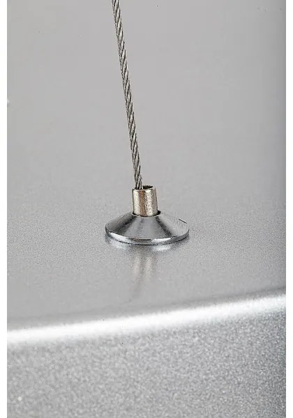 Rabalux 71042 - Lampadario a sospensione con filo LED dimmerabile TESIA LED/60W/230V argento + T