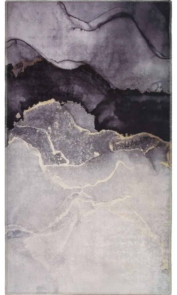 Tappeto lavabile grigio 230x160 cm - Vitaus