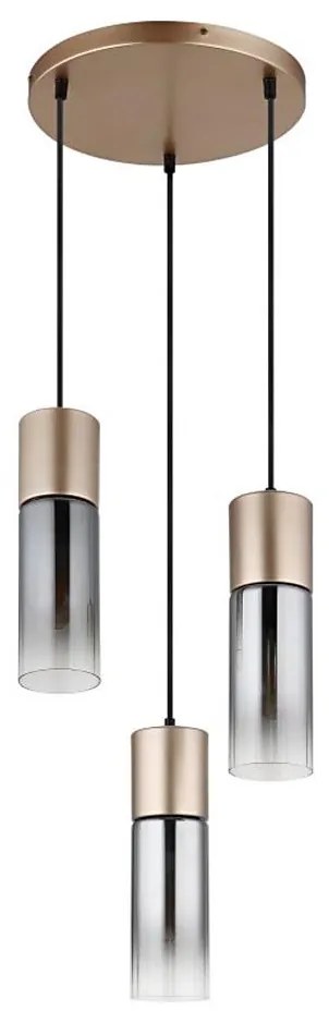 Globo 21000-3HCA - Lampadario a sospensione con cavo ANNIKA 3xE27/25W/230V Ø 30 cm