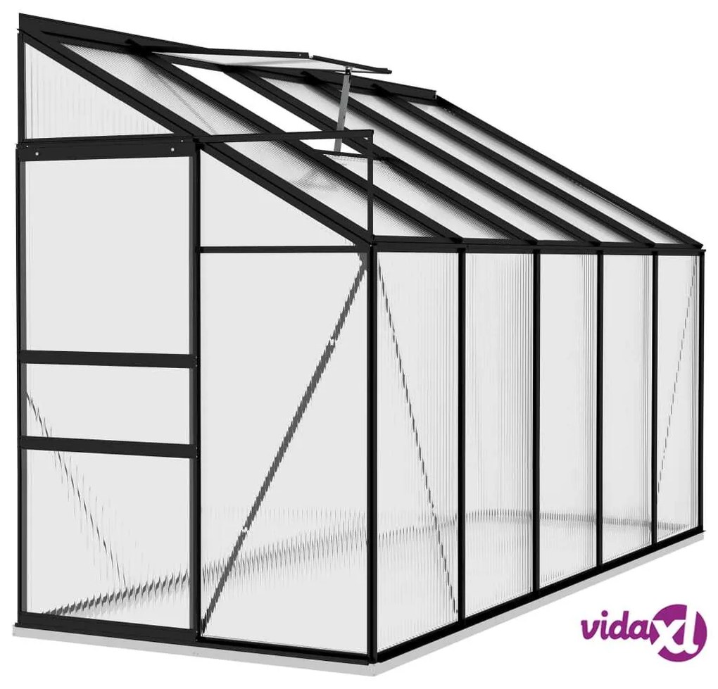 vidaXL Serra Antracite in Alluminio 6,5 m³