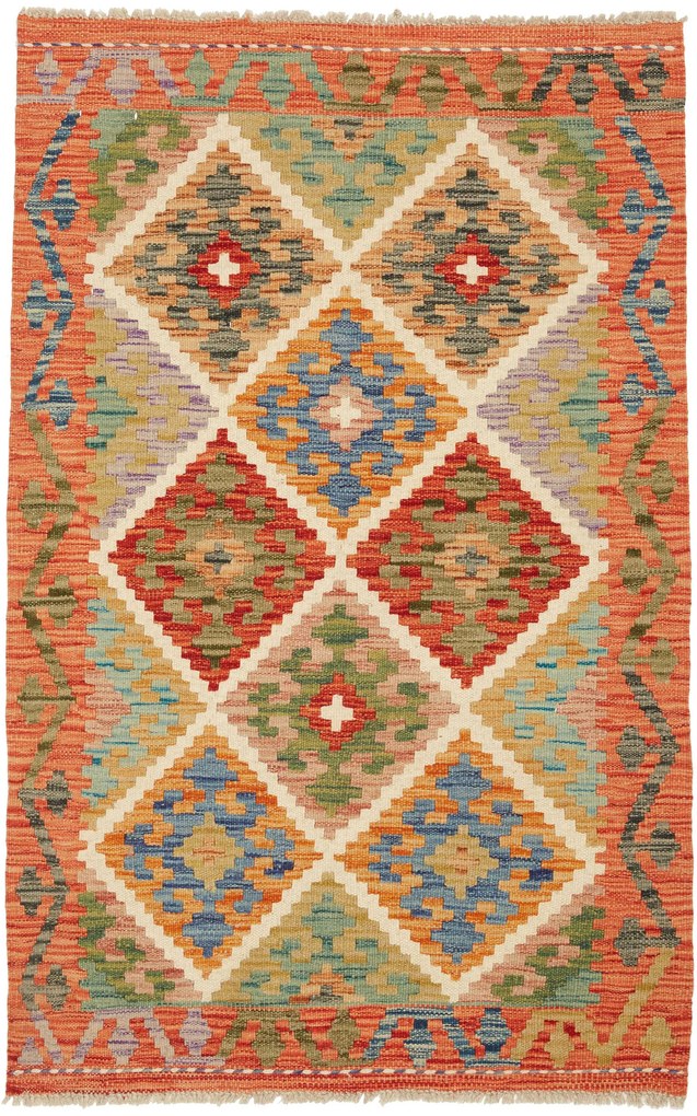 Kilim Tappeto 80x130 (Pakistan) Tessuto A Mano