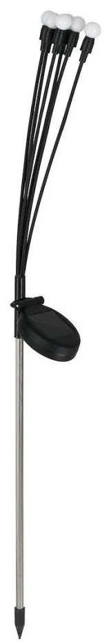 Lampada LED solare MULTI LED/0,06W/1,2V 150 mAh IP44 nero