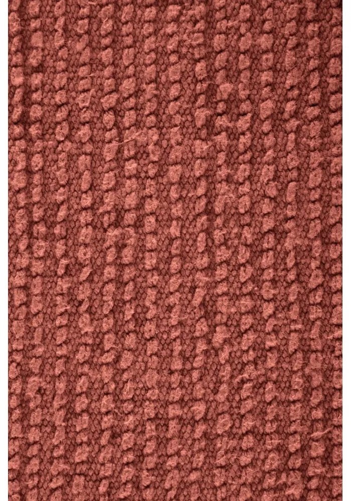 Tappeto da bagno color mattone 60x60 cm Riva - Tiseco Home Studio