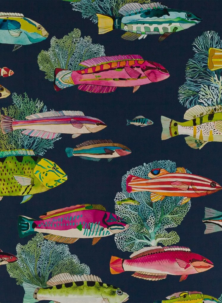Manuel Canovas Carta da parati Fidji - Marine