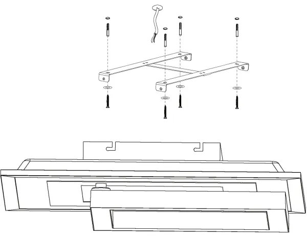 Eglo 99312 - Plafoniera LED RGB SAVATAEILA-C LED/20W/230V + T