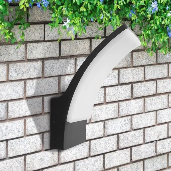 Applique a LED da esterno AMY LED/12W/230V IP44 nero