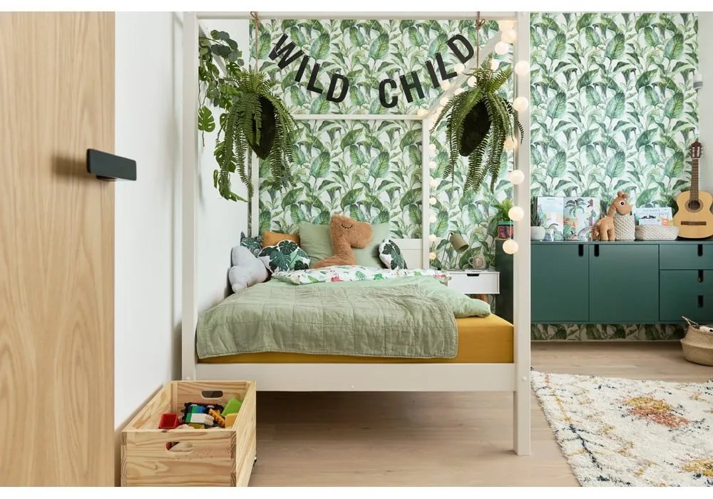 Letto bianco per bambini 140x200 cm PINO CANOPY - Vipack