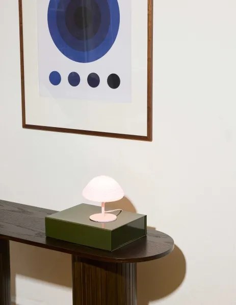 Halo Design 747047 - Lampada da tavolo CANDY MINI MUSH 1xG9/25W/230V Ø 17 cm rosa