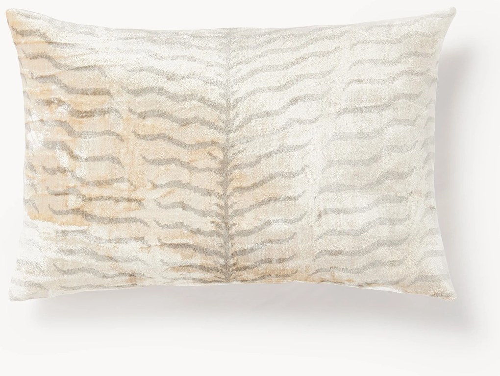 Copricuscino in viscosa con motivo jacquard Helene