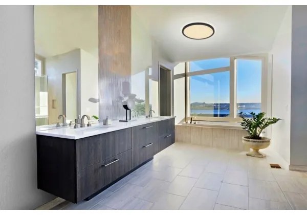 Globo 41562-24B - Plafoniera LED da bagno SAPANA LED/24W/230V IP44