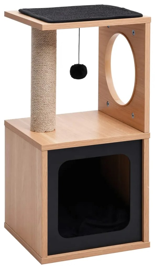 Albero per Gatti con Tappeto Tiragraffi in Sisal 60 cm