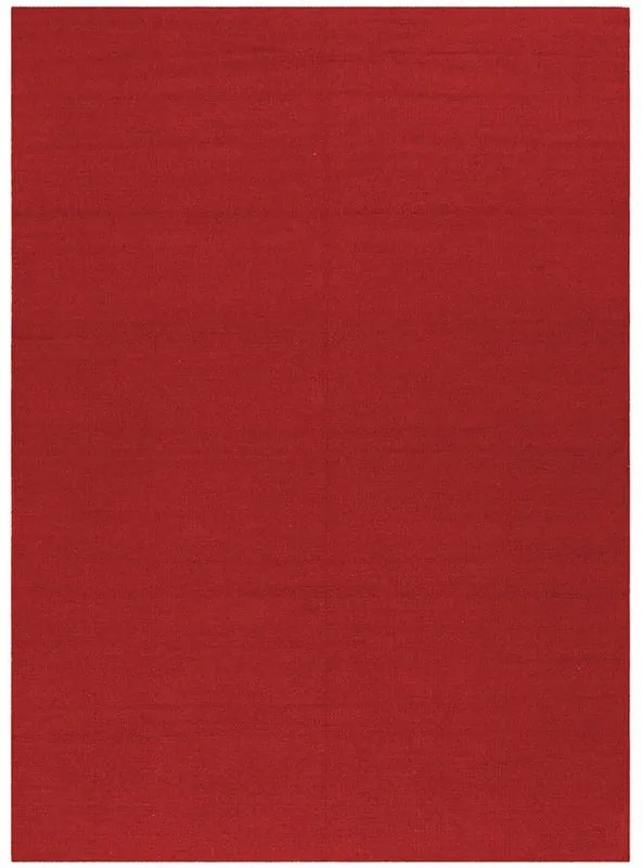 Tappeto Ubique natale in lana rosso, L 240 x L 170 cm