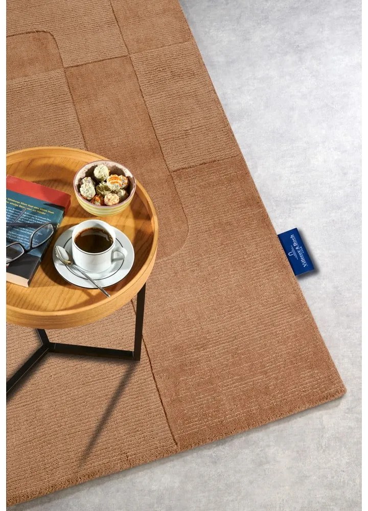 Tappeto marrone in lana tessuto a mano 160x230 cm Charlotte - Villeroy&amp;Boch