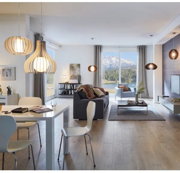 Eglo 94635 - Lampadario COSSANO 1xE27/60W/230V