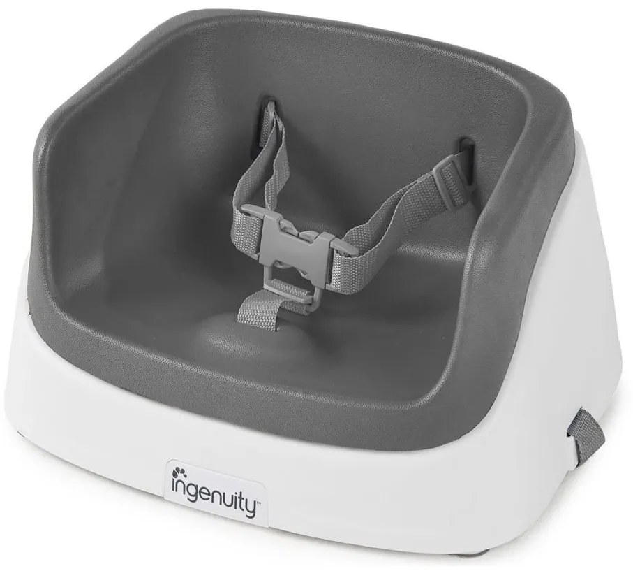 Ingenuity - Cuscino per sedia da pranzo 2in1 SMARTCLEAN TODDLER grigio