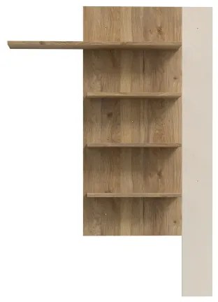 Mensola da parete INAR rovere/beige