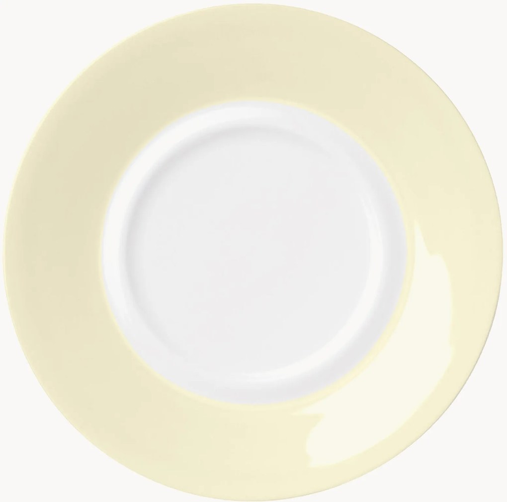 Set di 6 piattini in Fine Bone China Pastel