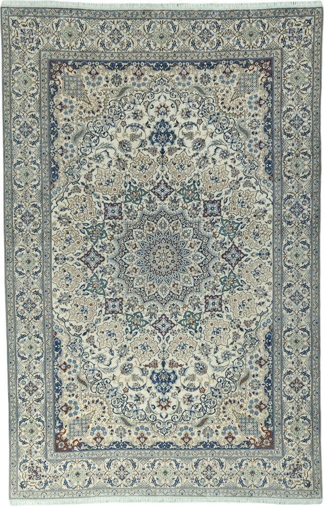 Nain Tappeto persiano 260 x 410 Beige (Iran) Annodato A Mano