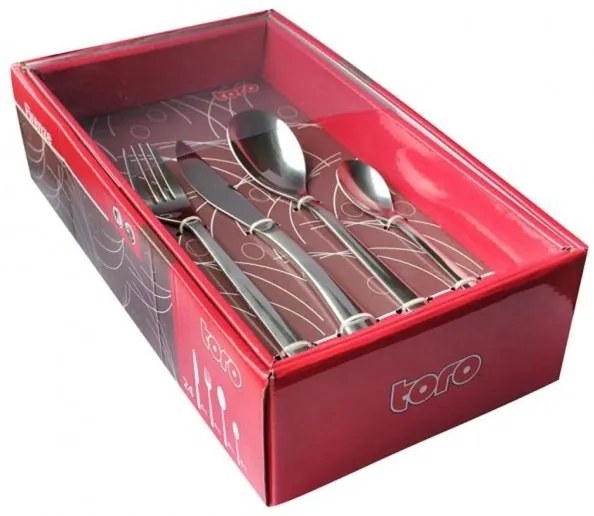 Set di posate in acciaio inox FIRENZE, 24 pezzi