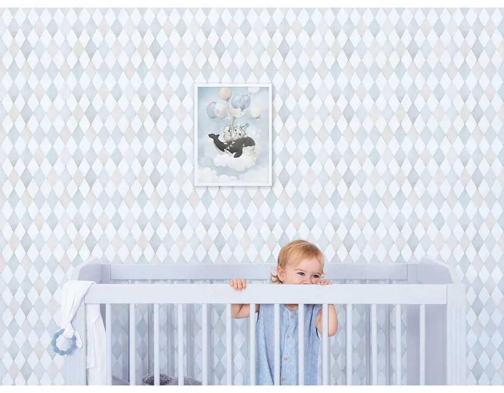 Carta da parati per bambini 10 m x 50 cm Harlequin - Lilipinso