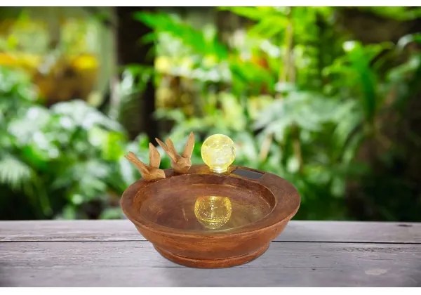 Globo 33892 - Lampada solare LED SOLAR LED/0,06W/3V IP44 vaschetta per uccellini