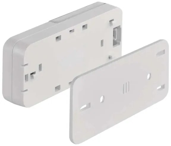 Campanello wireless da inserire nella presa 230 V con 1 batteria CR2032, bianco