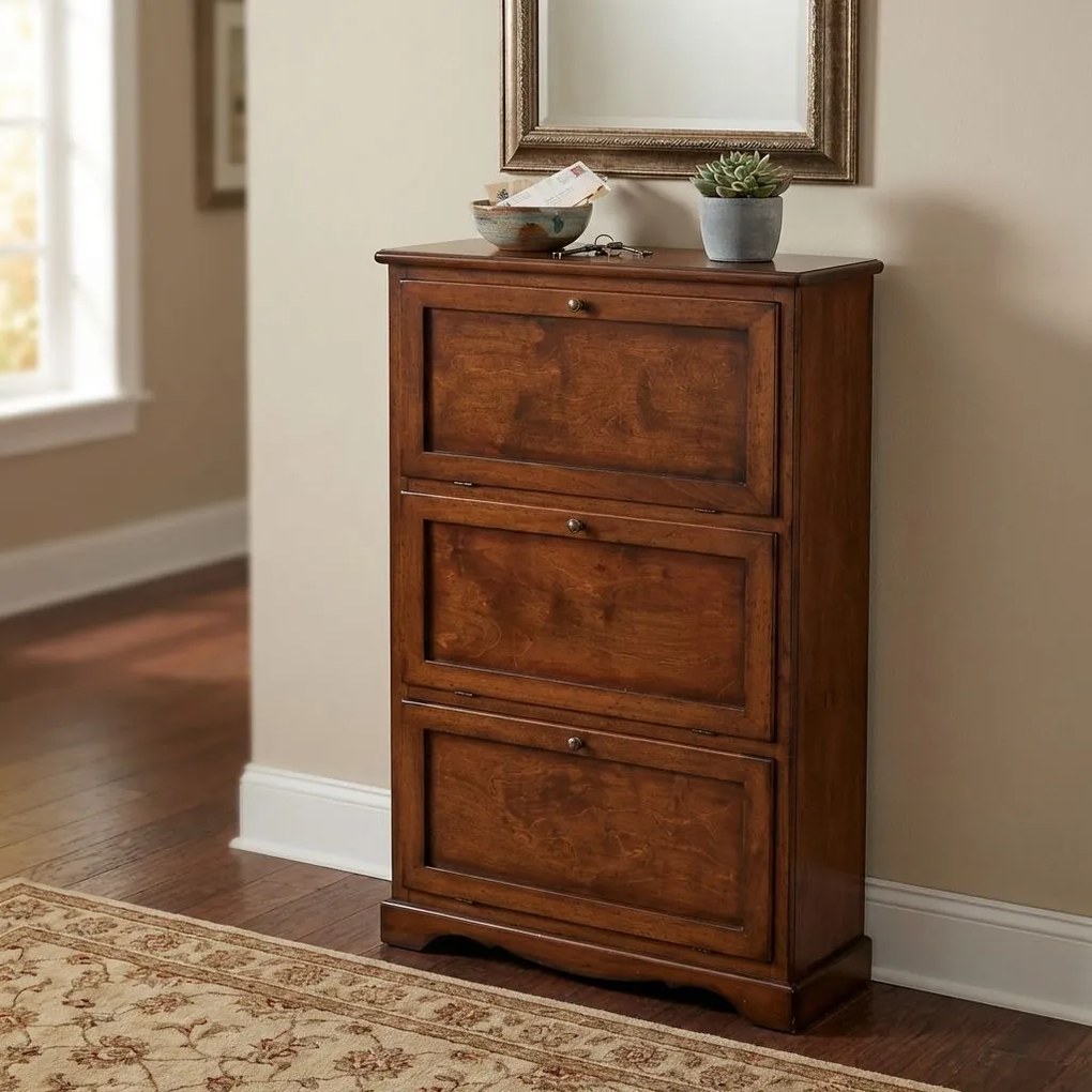 MARY - scarpiera in legno massello