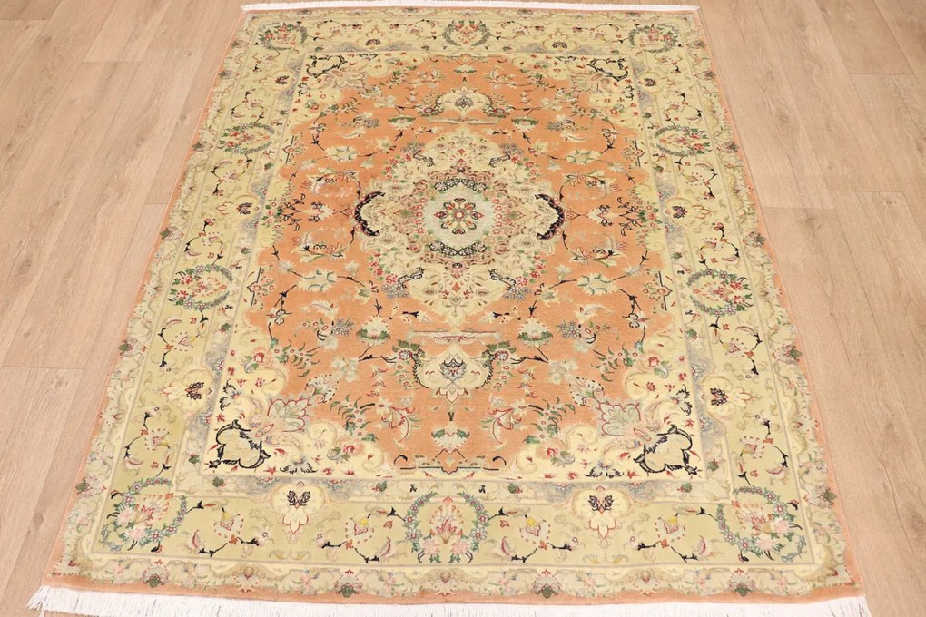 Tabriz Tappeto persiano 150 x 190 (Iran) Annodato A Mano