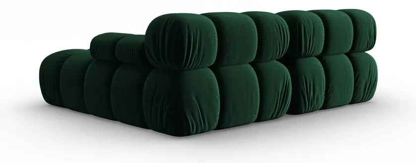 Divano angolare in velluto verde (angolo destro) Bellis - Micadoni Home