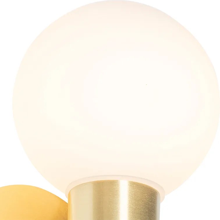 Lampada da parete smart oro IP44 con WiFi G9 - Cederic Up