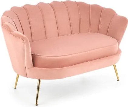 Divano fisso Amorinito Amorinito XL in velluto rosa