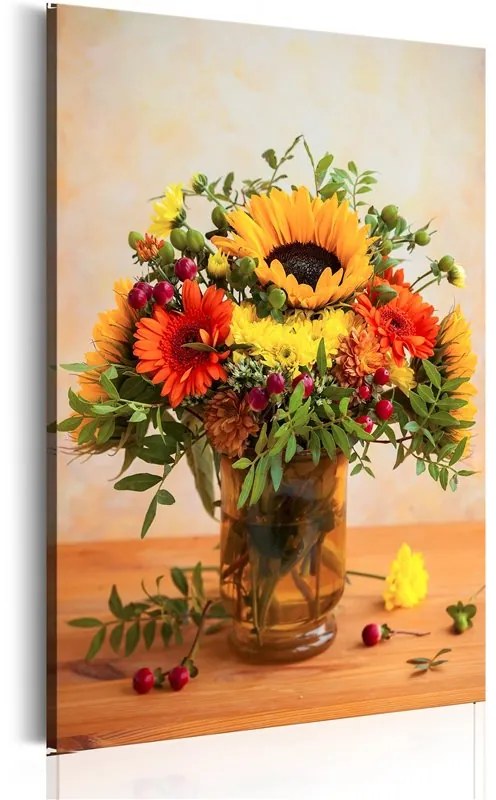 Quadro Autumnal Flowers